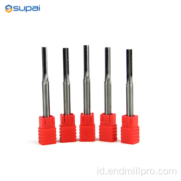 Presisi Tinggi Finishing Ground Padat Mesin Carbide Reamer